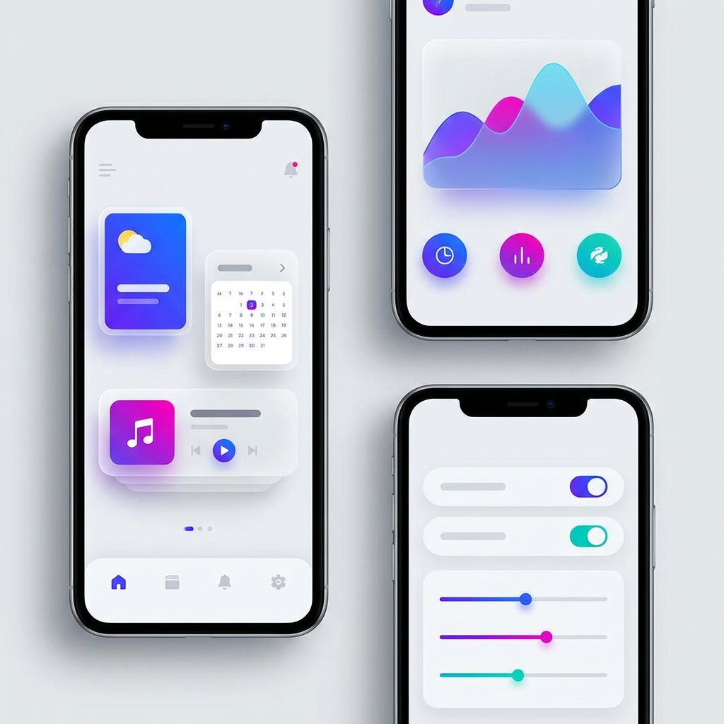 Minimalist App Mockup